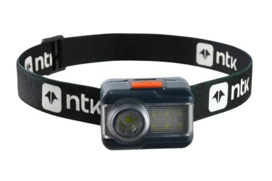 Lanterna de Cabeça NTK Dual 400 Lumens com Carregamento Híbrido