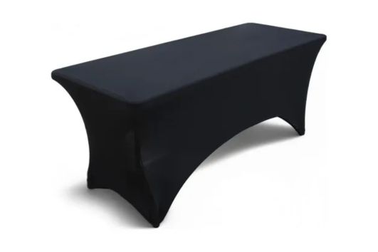 Toalha Stretch Ntk Para Mesa Robust 180 Cor Preto